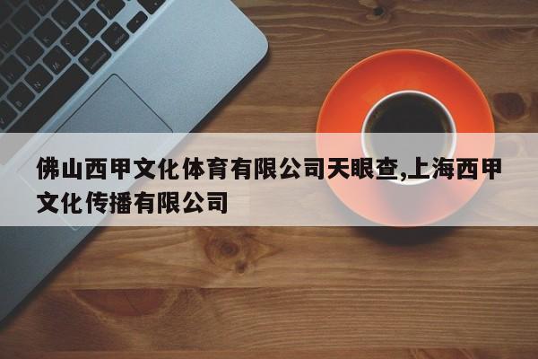 佛山西甲文化体育有限公司天眼查,上海西甲文化传播有限公司